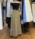 Women High Quality Pleated Long Skirts